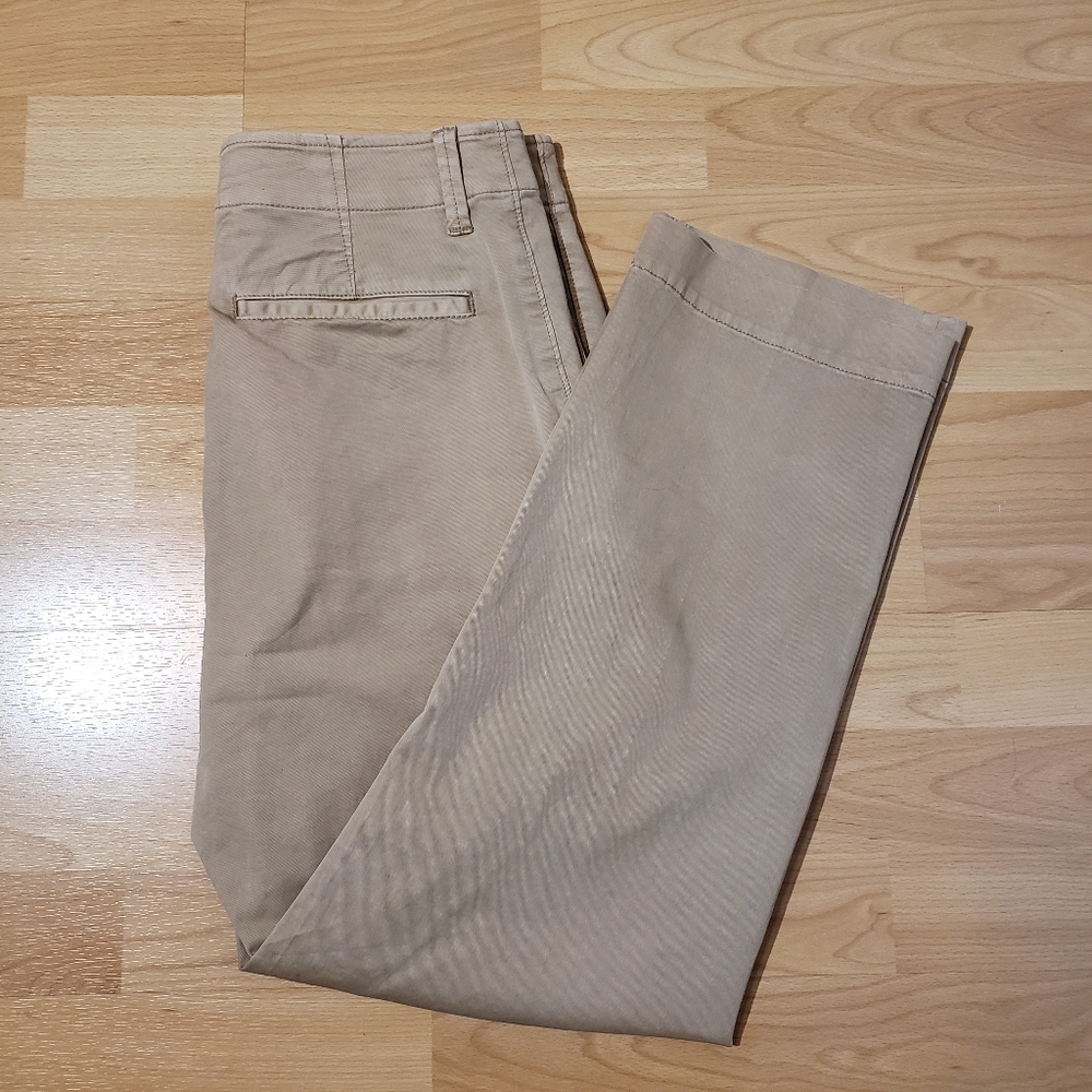 EVERLANE cropped button fly chinos